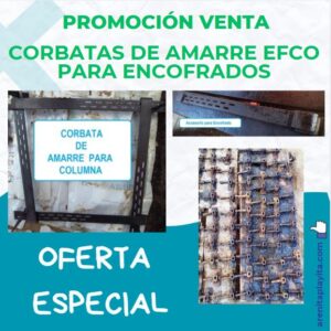 Corbatas de Amarre EFCO para Encofrados