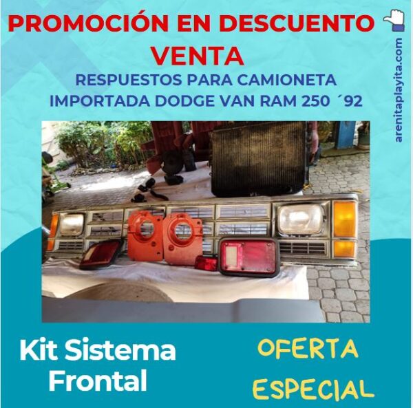 Kit Frontal Completo para Dodge Ram 250 – Nuevo