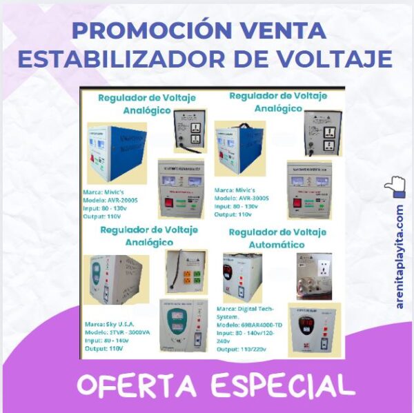 Estabilizadores de Voltaje