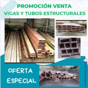 Vigas y Tubos de Hierro para Construcción – Medidas Variadas