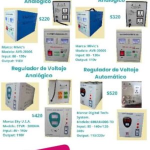 Estabilizadores de Voltaje